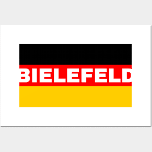 Bielefeld City in German Flag Posters and Art